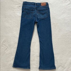 Girls Levi’s 726 Flare Classic Blue Denim Jeans sz 10